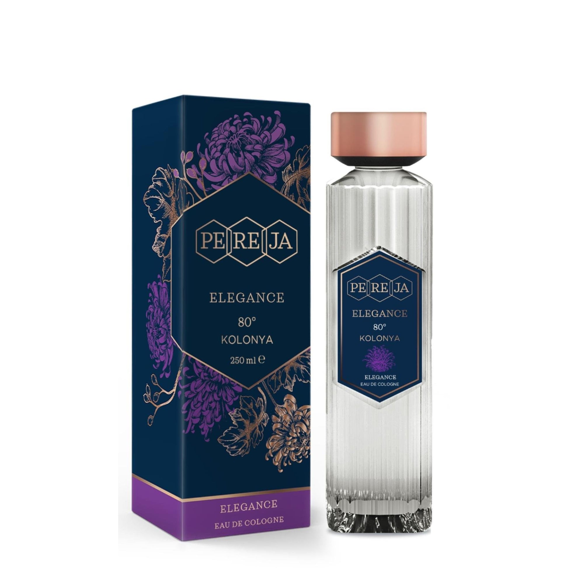 PEREJA EAU DE COLOGNE ELEGANCE GLASS BOTTLE 250 ML