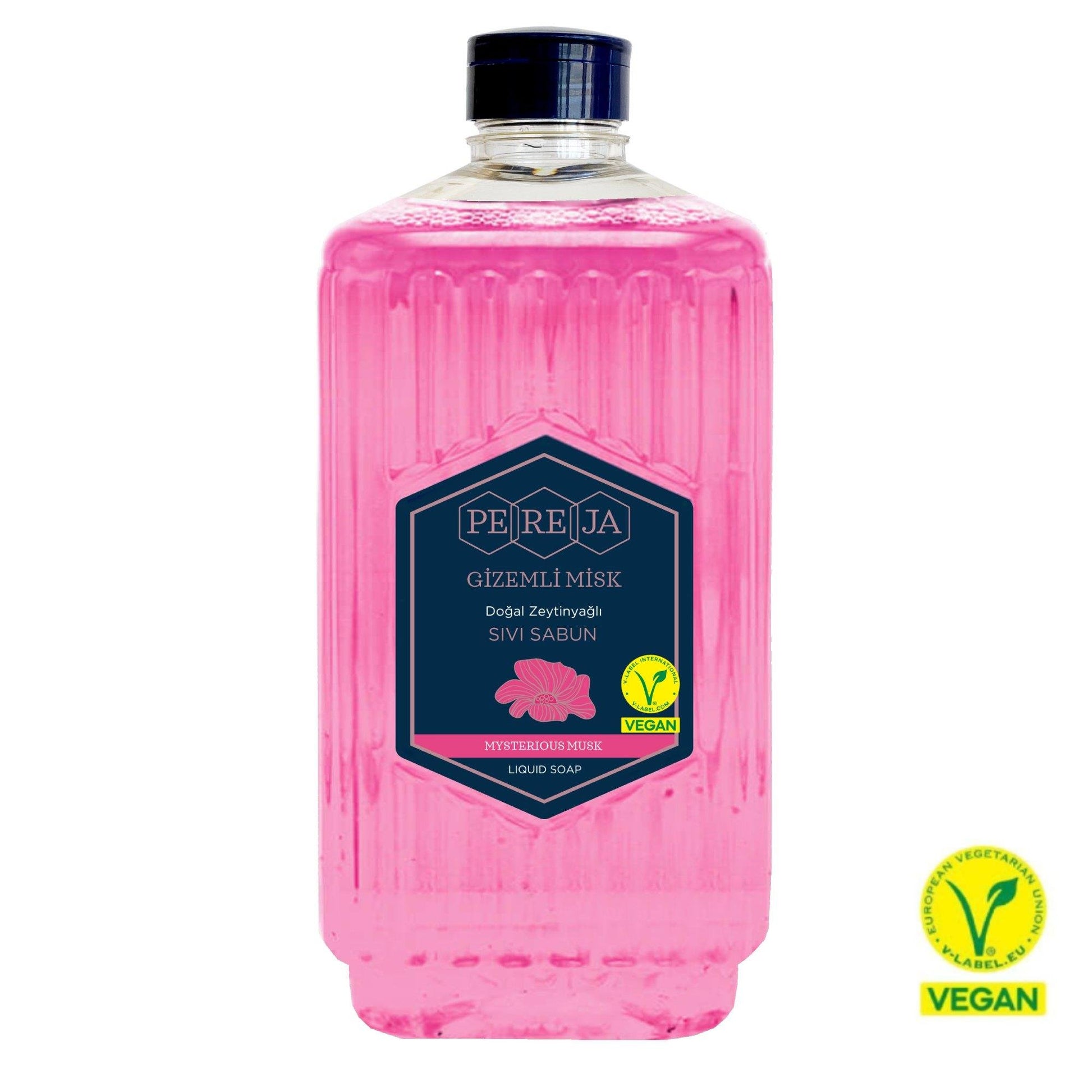 PEREJA NATURAL OLIVE OIL LIQUID SOAP MYSTERIOUS MUSK 1500 ML