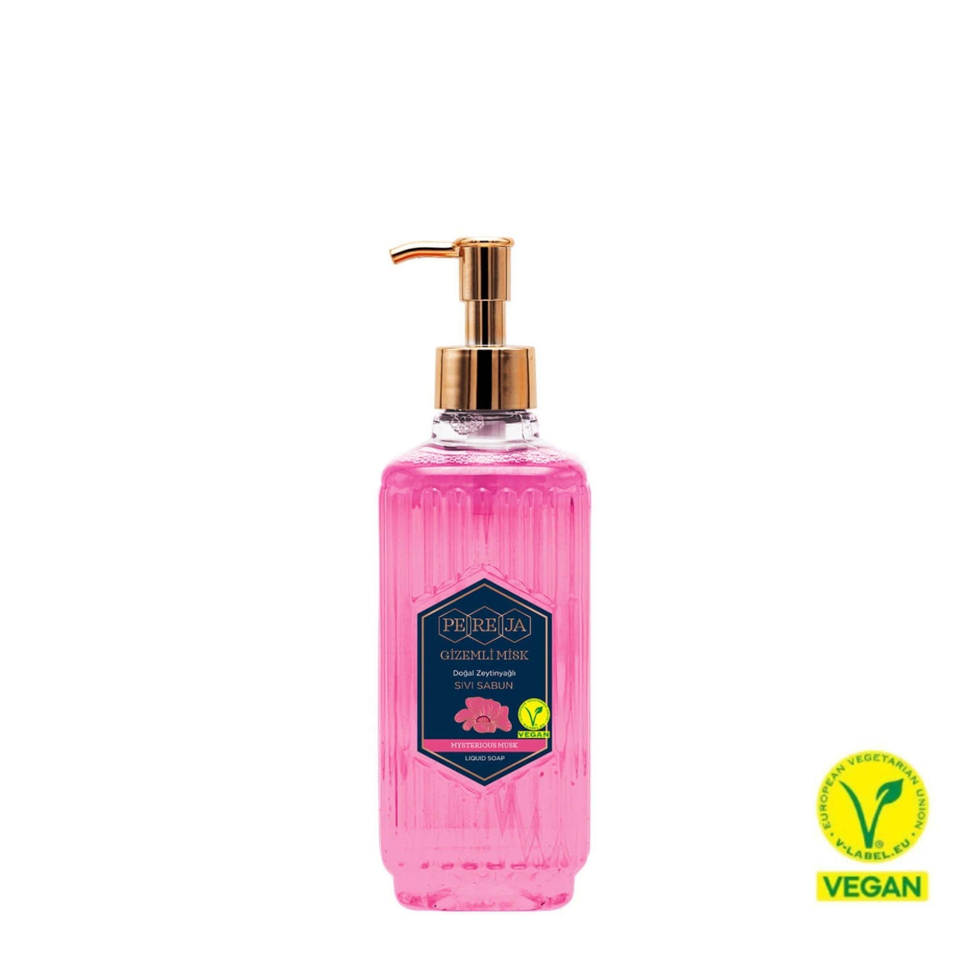 PEREJA NATURAL OLIVE OIL LIQUID SOAP MYSTERIOUS MUSK 500 ML