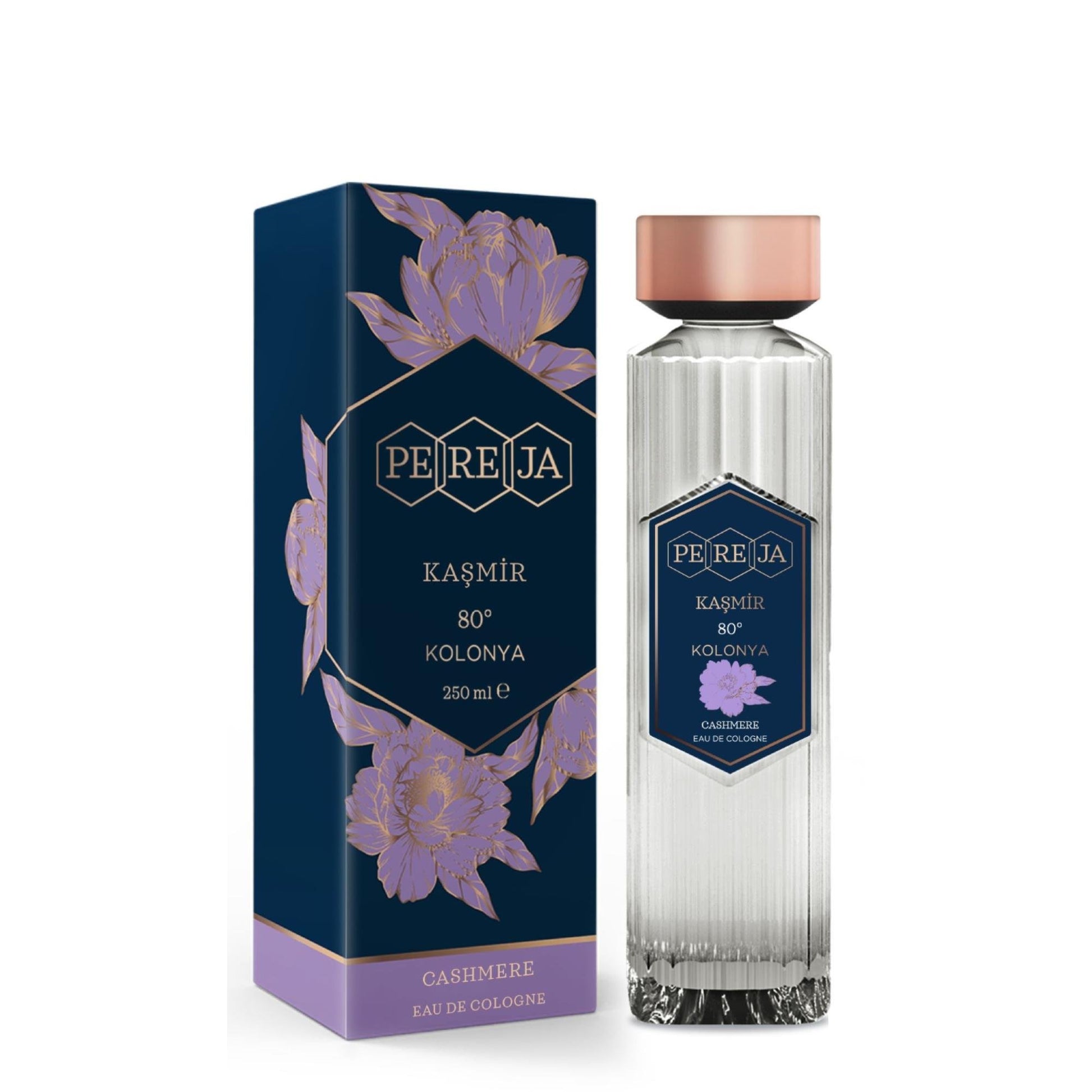 PEREJA EAU DE COLOGNE CASHMERE GLASS BOTTLE 250 ML