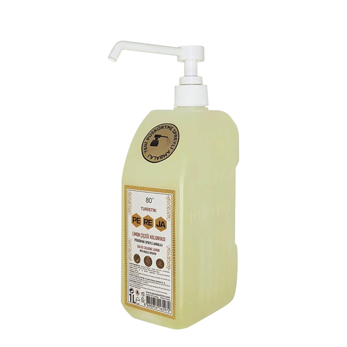 PEREJA EAU DE COLOGNE LEMON SPRAY 1 L