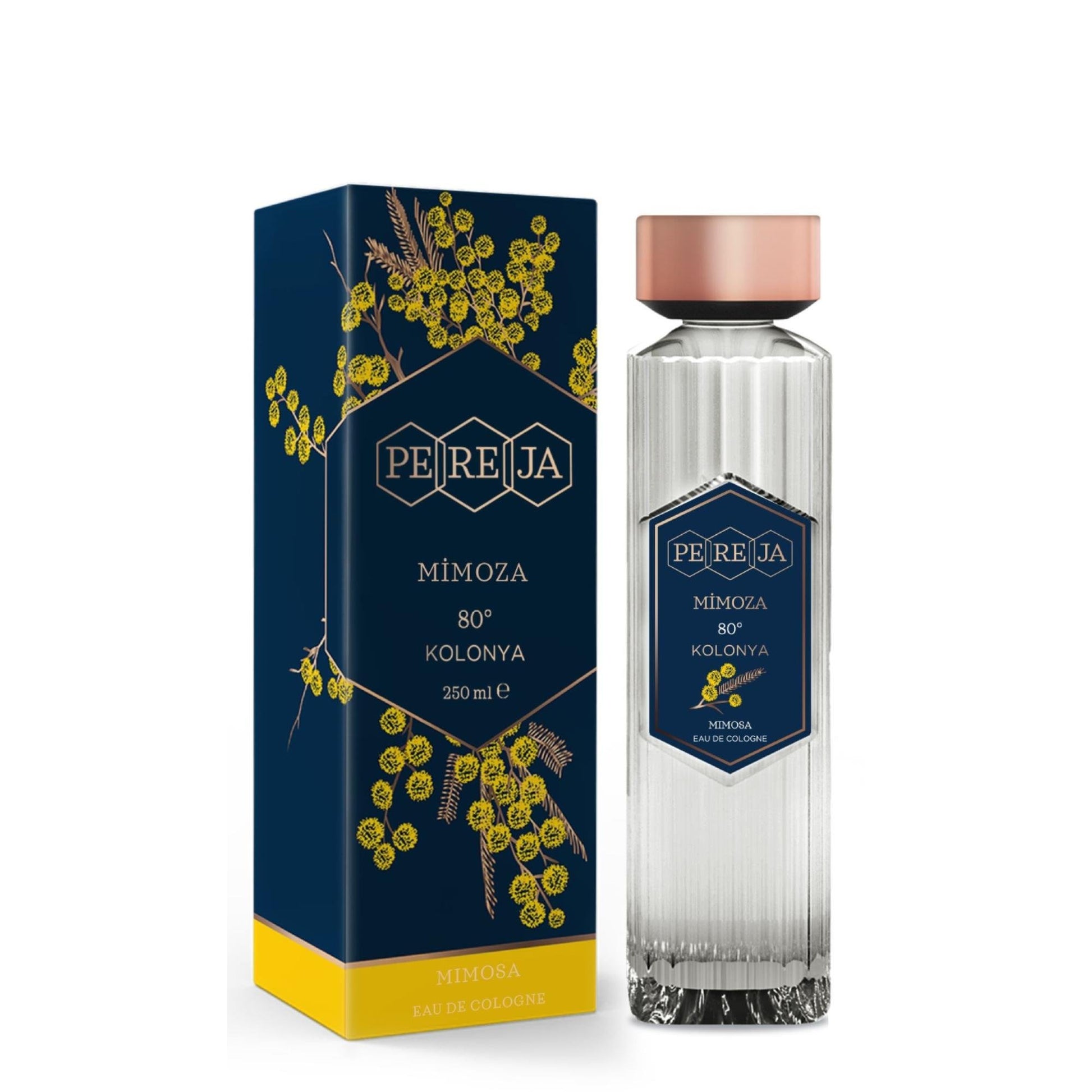 PEREJA EAU DE COLOGNE MIMOSA GLASS BOTTLE 250 ML