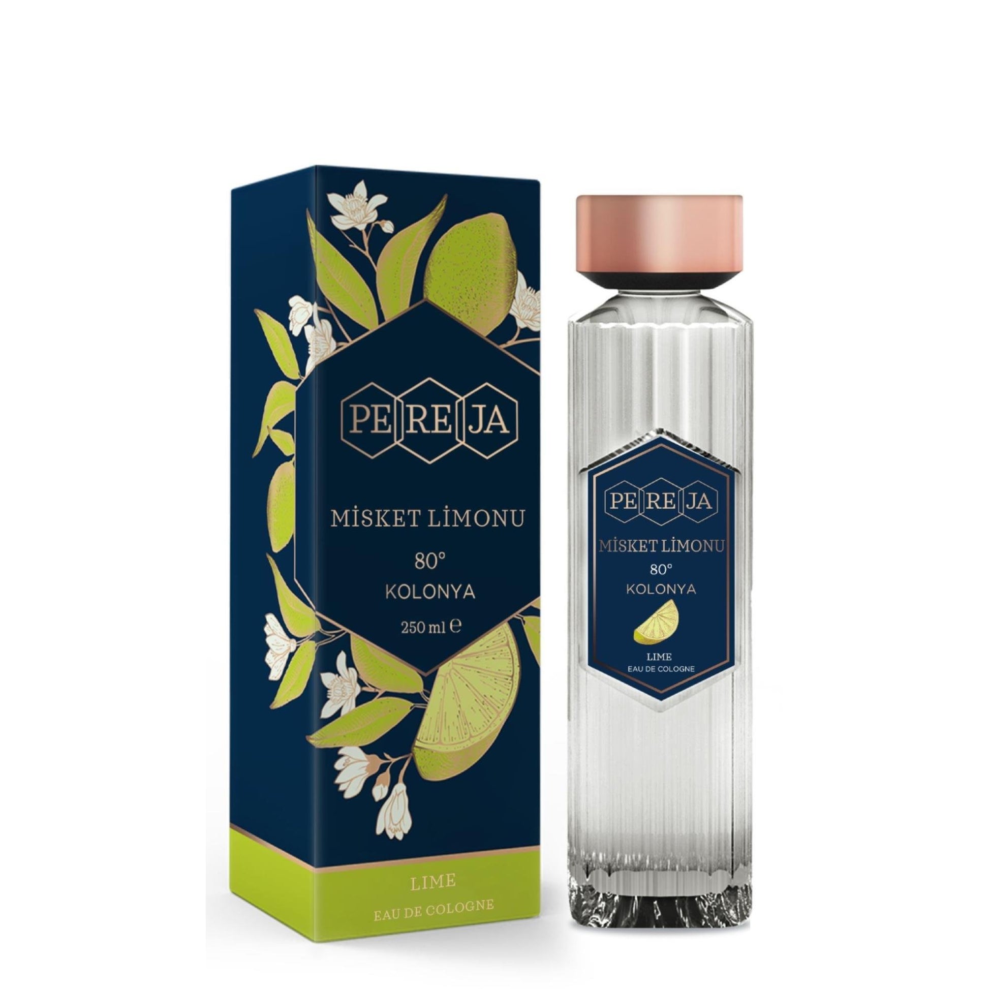 PEREJA EAU DE COLOGNE LIME GLASS BOTTLE 250 ML