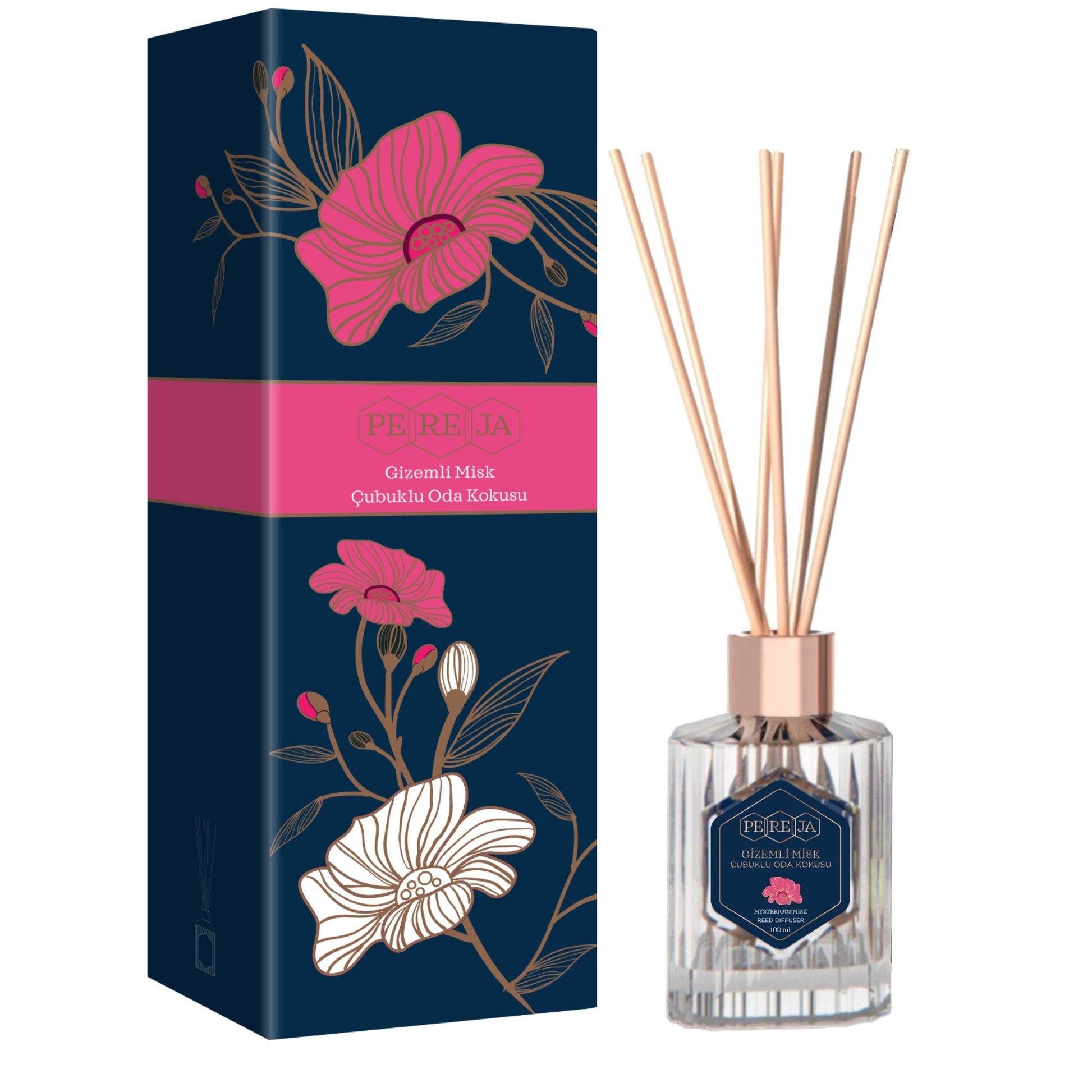 PEREJA REED DIFFUSER GLASS MIYSTERIOUS MUSK 100 ML