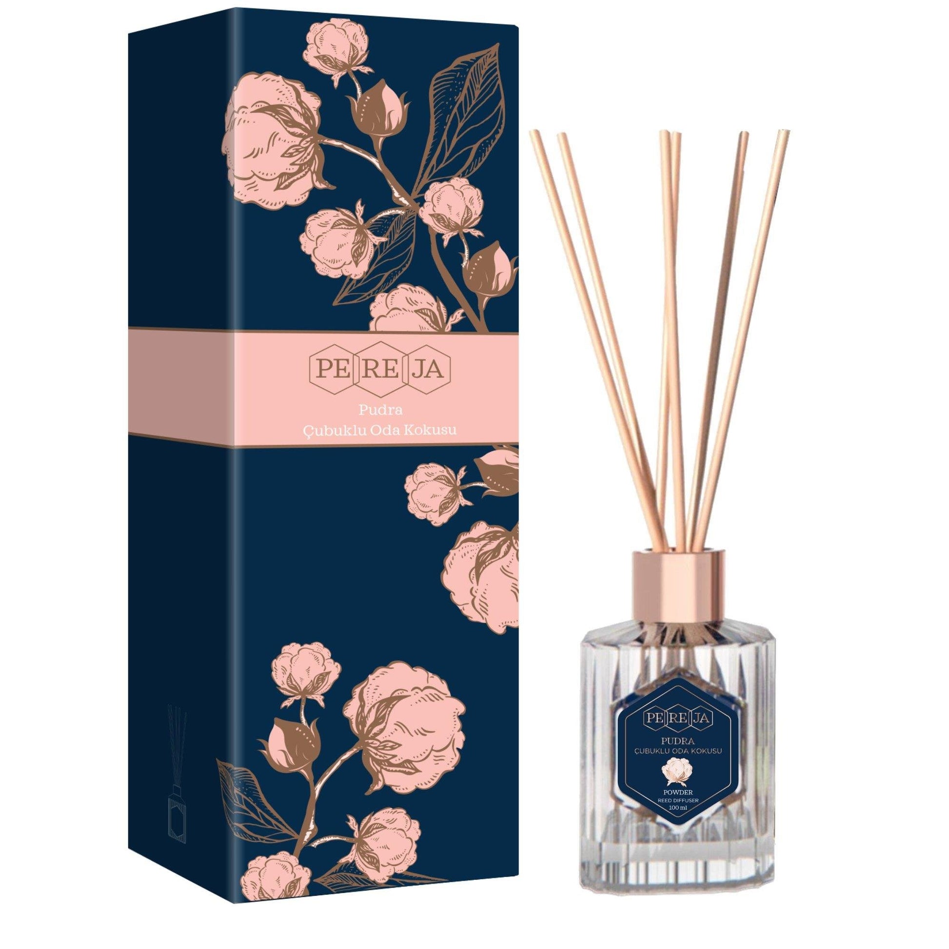 PEREJA REED DIFFUSER GLASS POWDER 100 ML