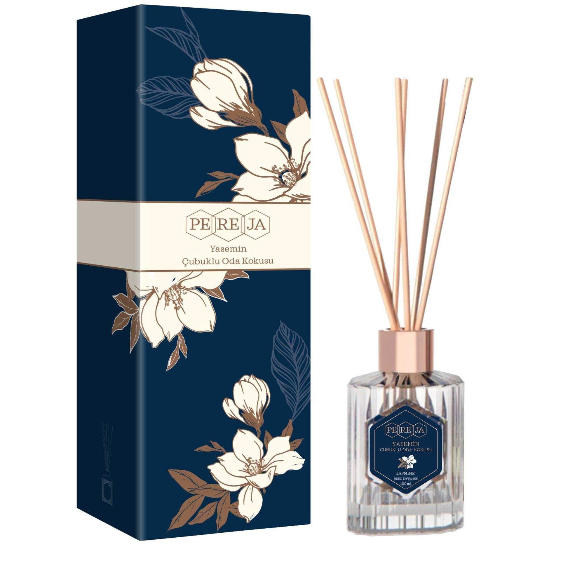 PEREJA REED DIFFUSER GLASS JASMINE 100 ML