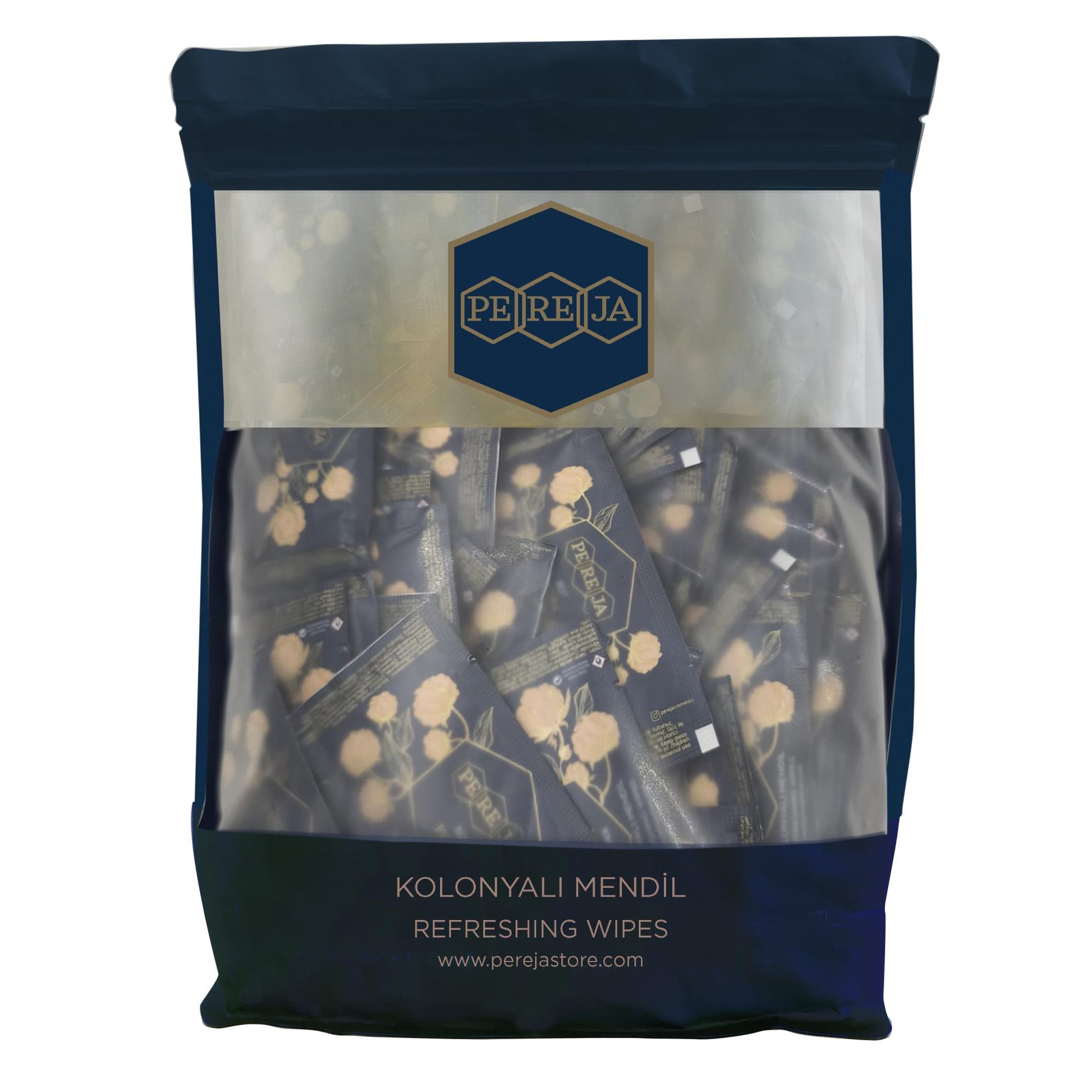 PEREJA REFRESHING TOWEL POWDER DOYPACK 5x10 cm 150 PCS