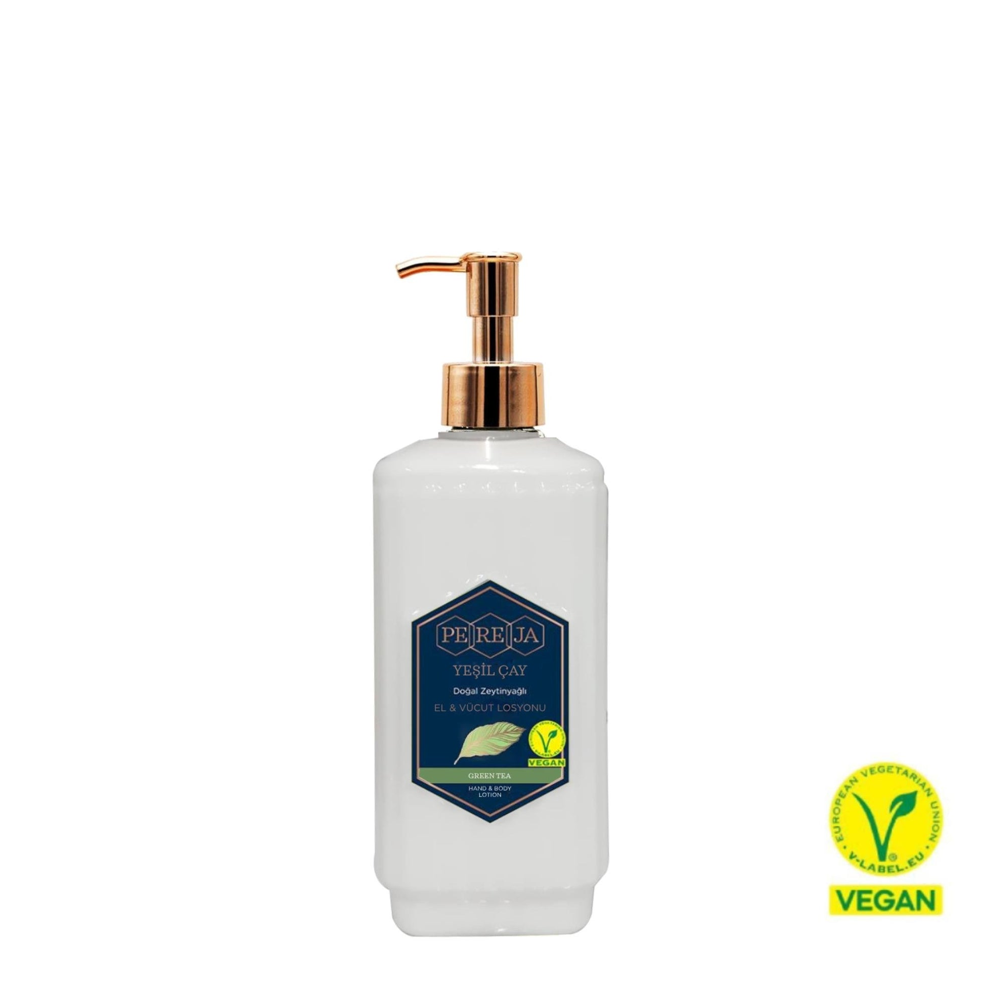 PEREJA NATURAL OLIVE OIL HAND AND BODY LOTION GREEN TEA 250 ML